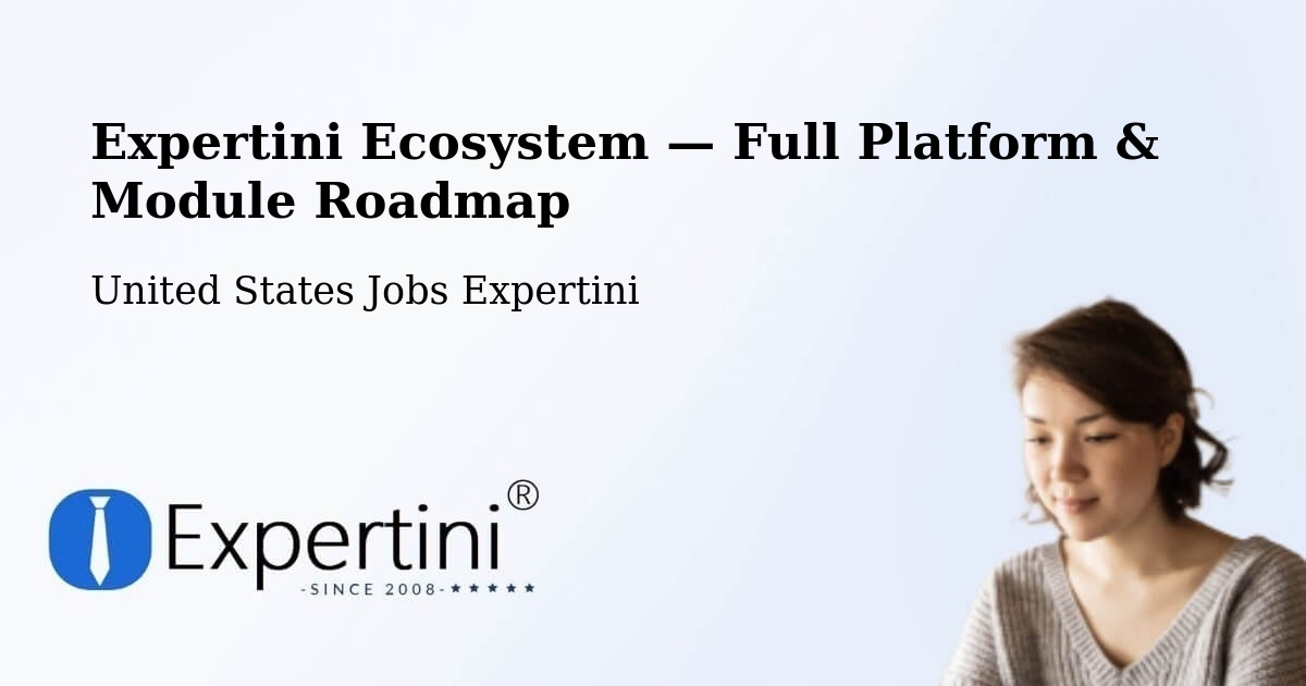 Expertini Ecosystem — Full Platform & Module Roadmap – Highlands Ranch